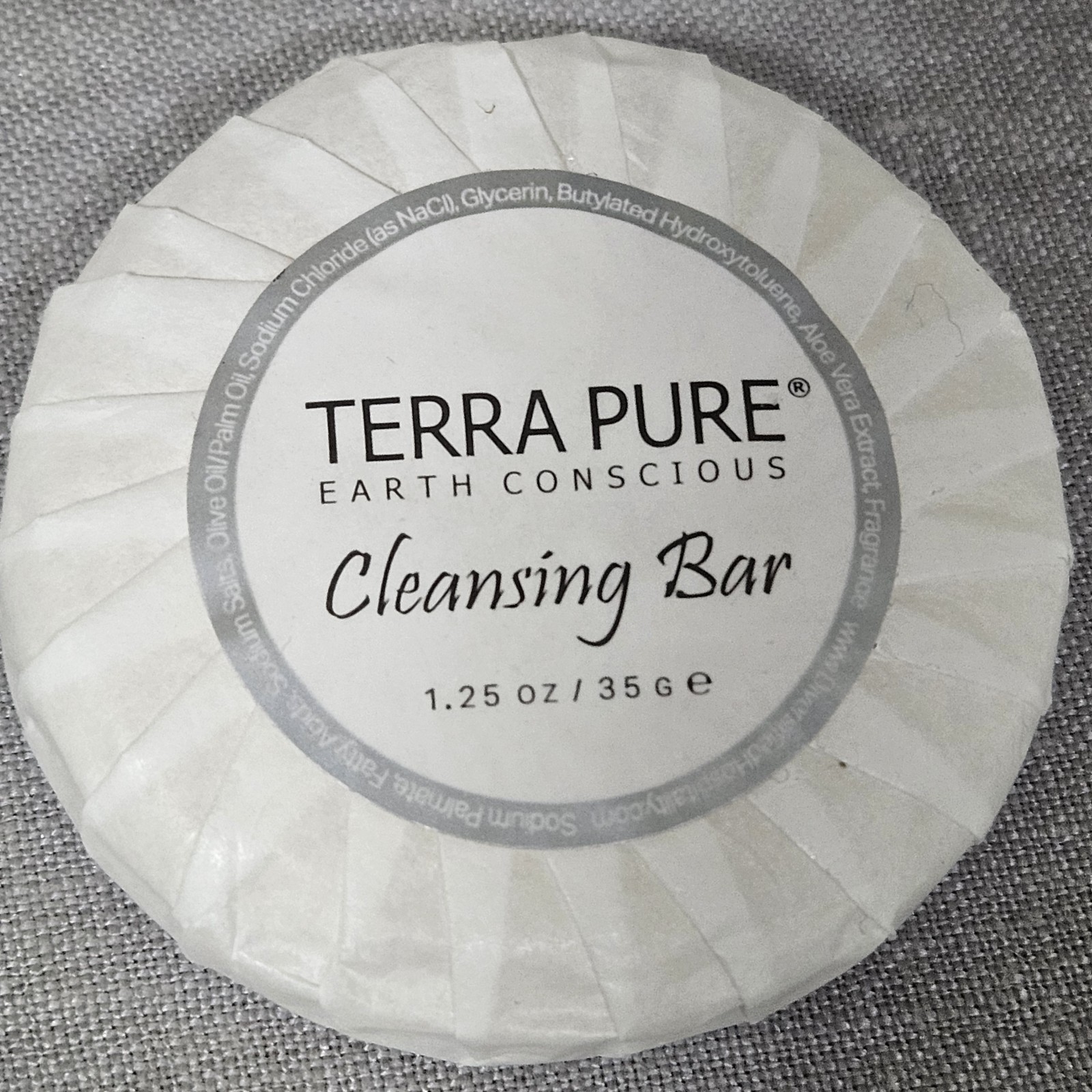 Lot 60 Terra Pure Earth Conscious Cleansing Bar 1.25oz / 35g Each Round