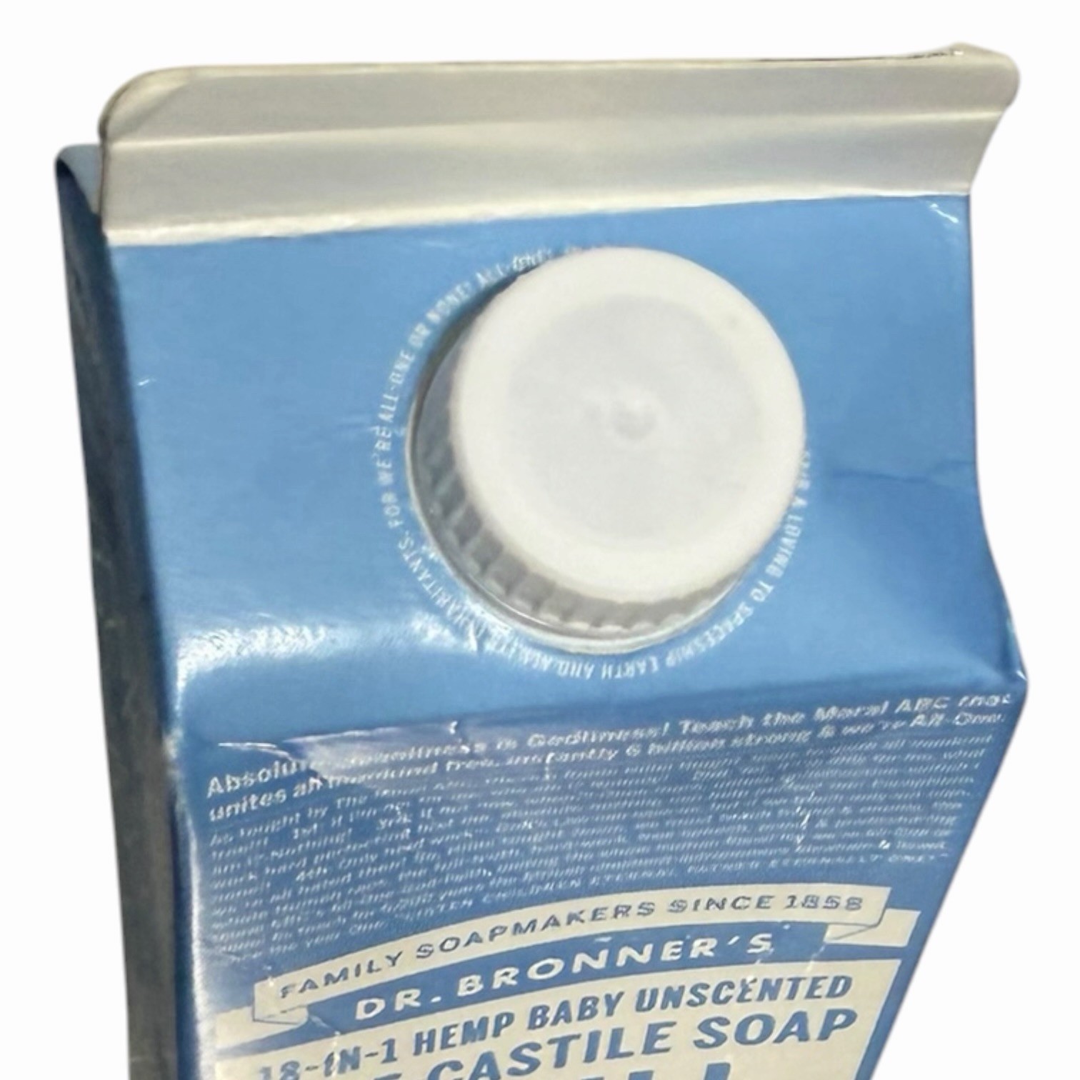 Dr. Bronner’s 18 in 1 Hemp Baby Unscented Pure Castile Soap Refill 32 fl oz NEW