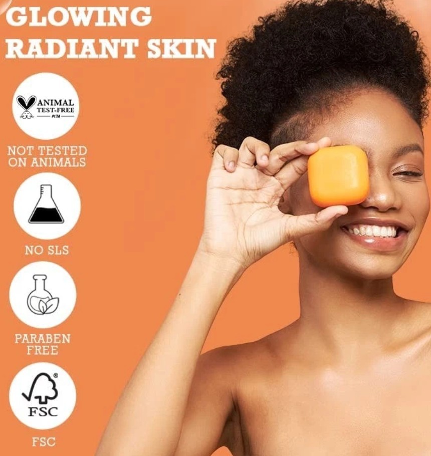 Lot Of 2 Kojic Acid & Papaya Skin Brightening Soap Exfoliating Facial Bar New