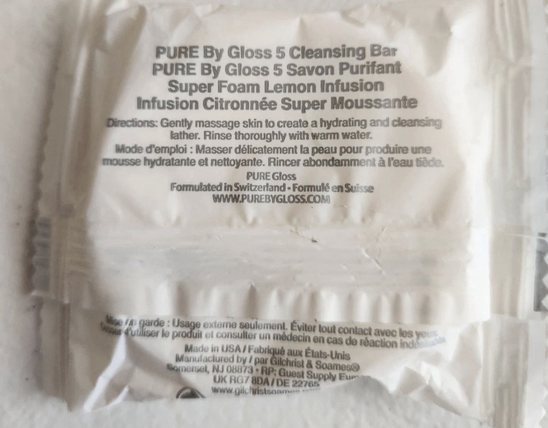 20 Bars Pure By Gloss By Gilchrist & Soames Cleansing Bar Soap Travel Size 1oz