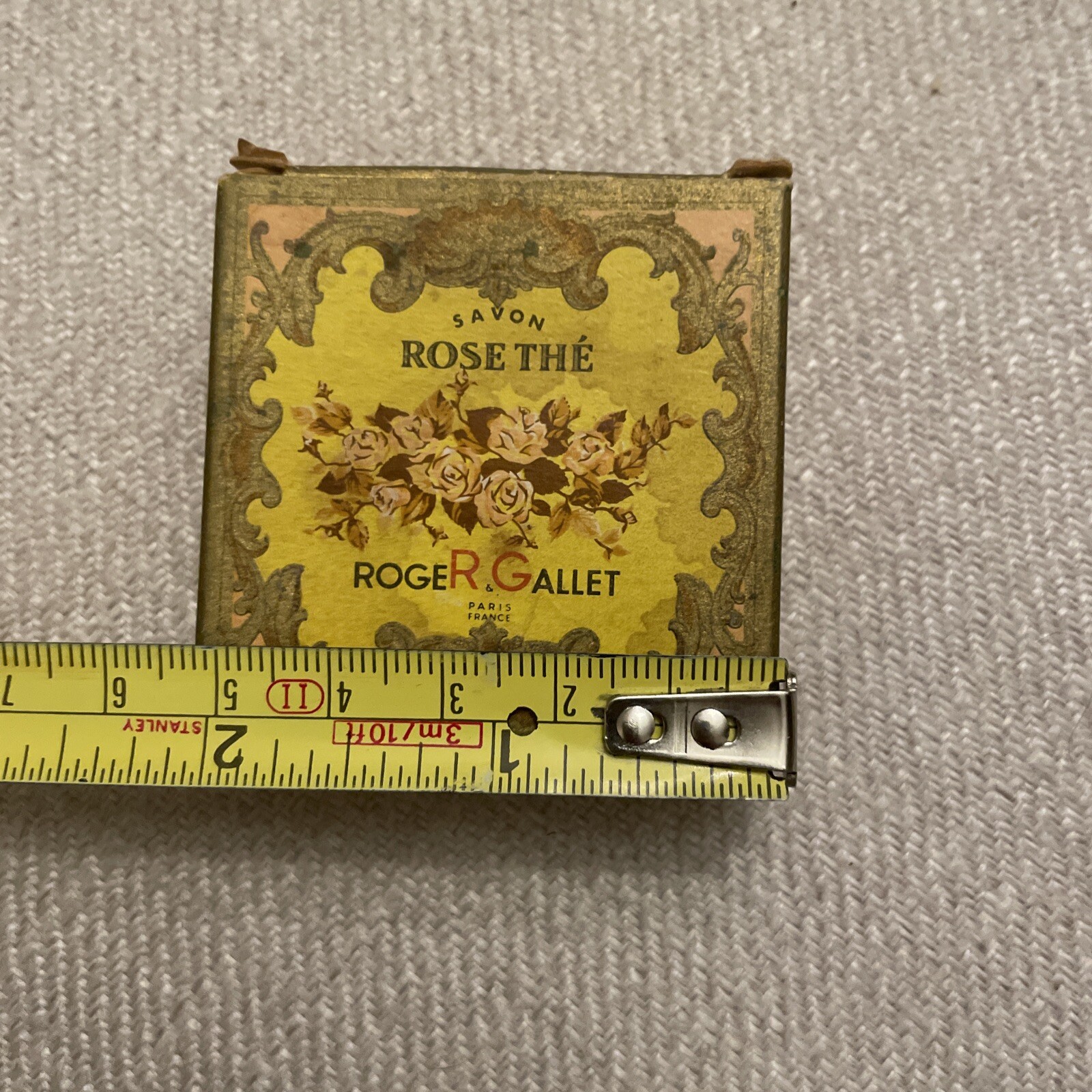 Vtg Roger Gallet France Rose The Soap Bar Travel 25g 0.9 oz New in Box