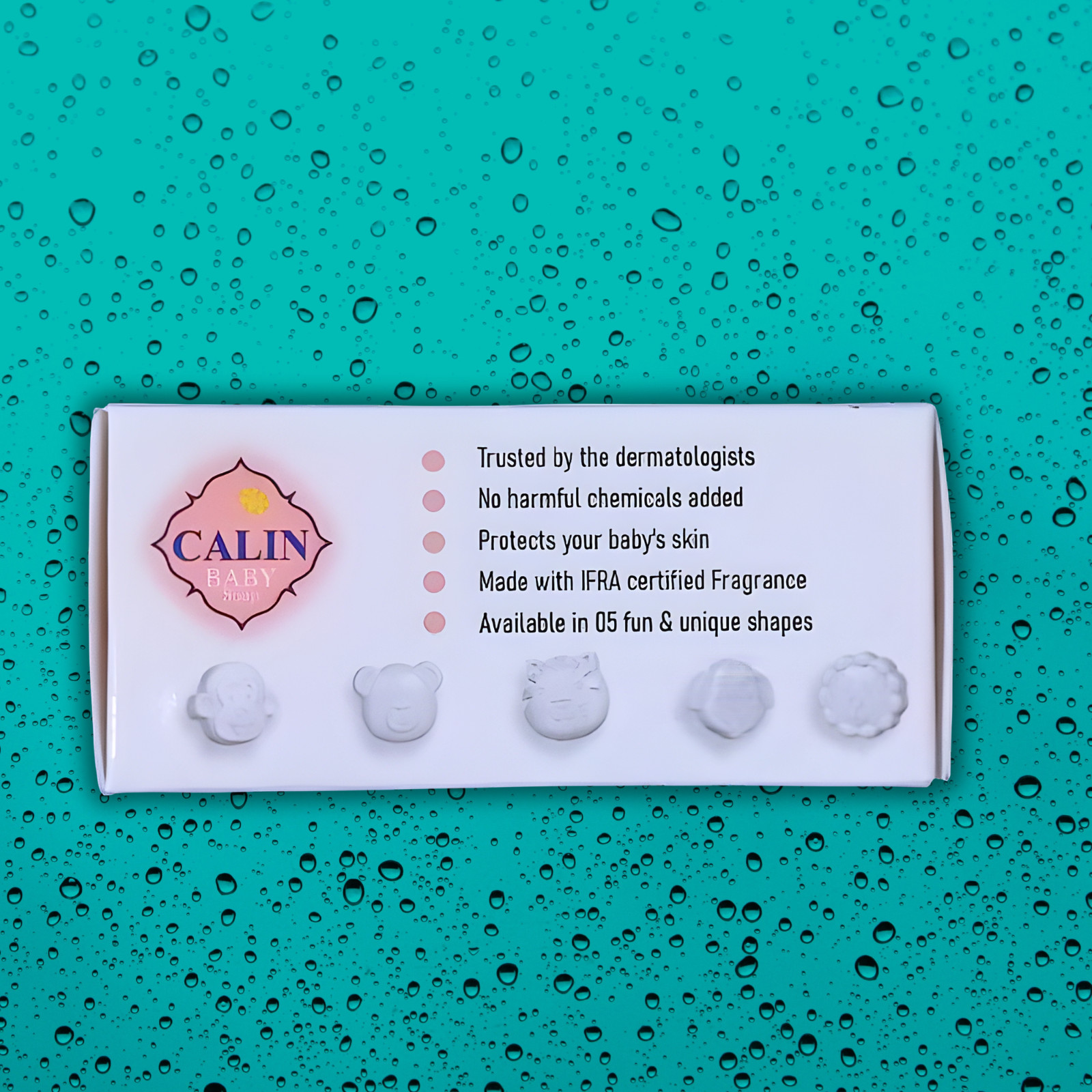 5 Pcs Baby Soaps Trusted By dermatologists 5 Shapes No Harmful Chemicals Added