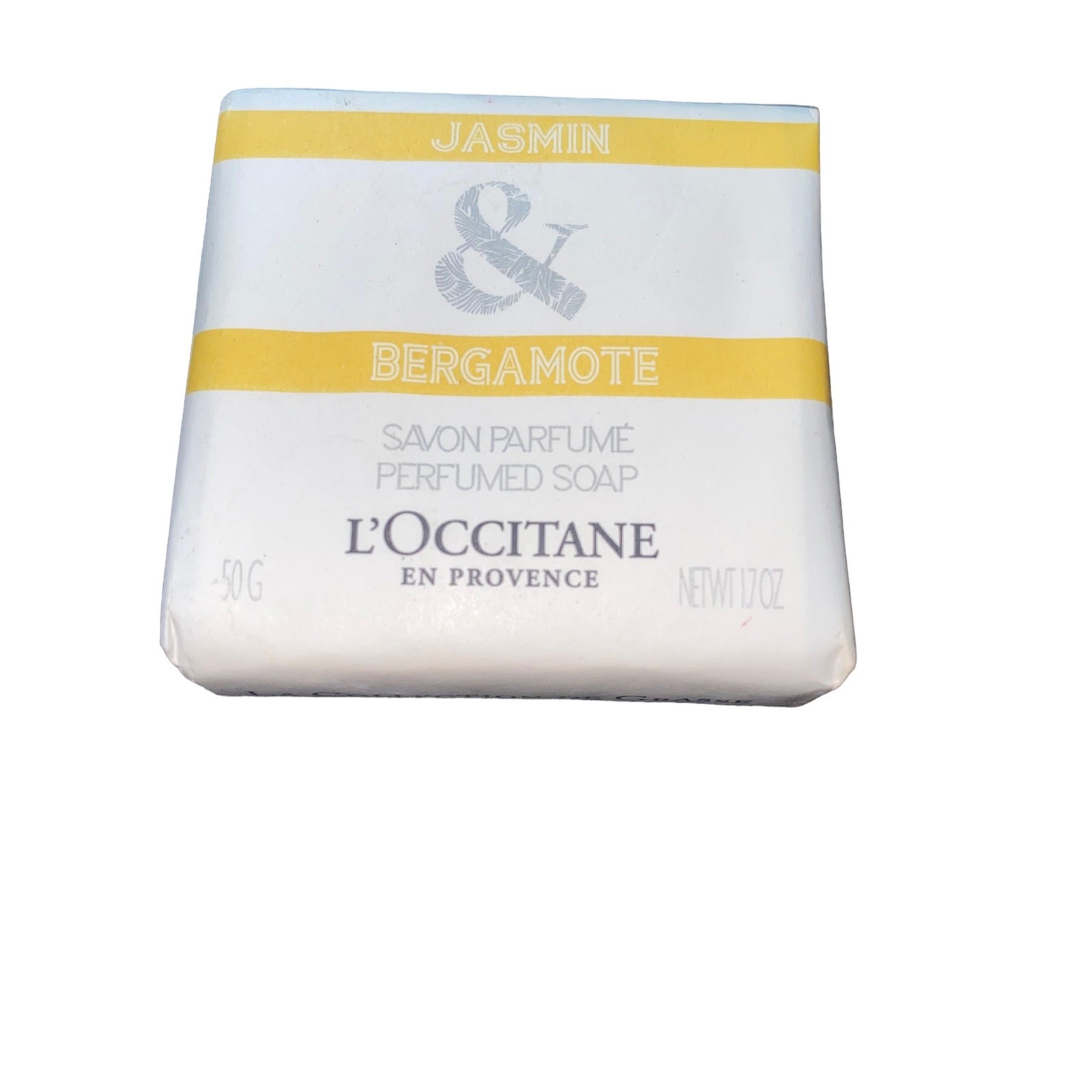 L’Occitane Jasmin & Bergamote Hand Bar Perfumed Soap 50g 1.7oz New