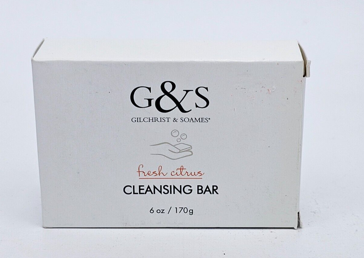 Gilchrist Soames G&S Cleansing Bar Soap Fresh Citrus Aloe Extract 6oz Single Bar