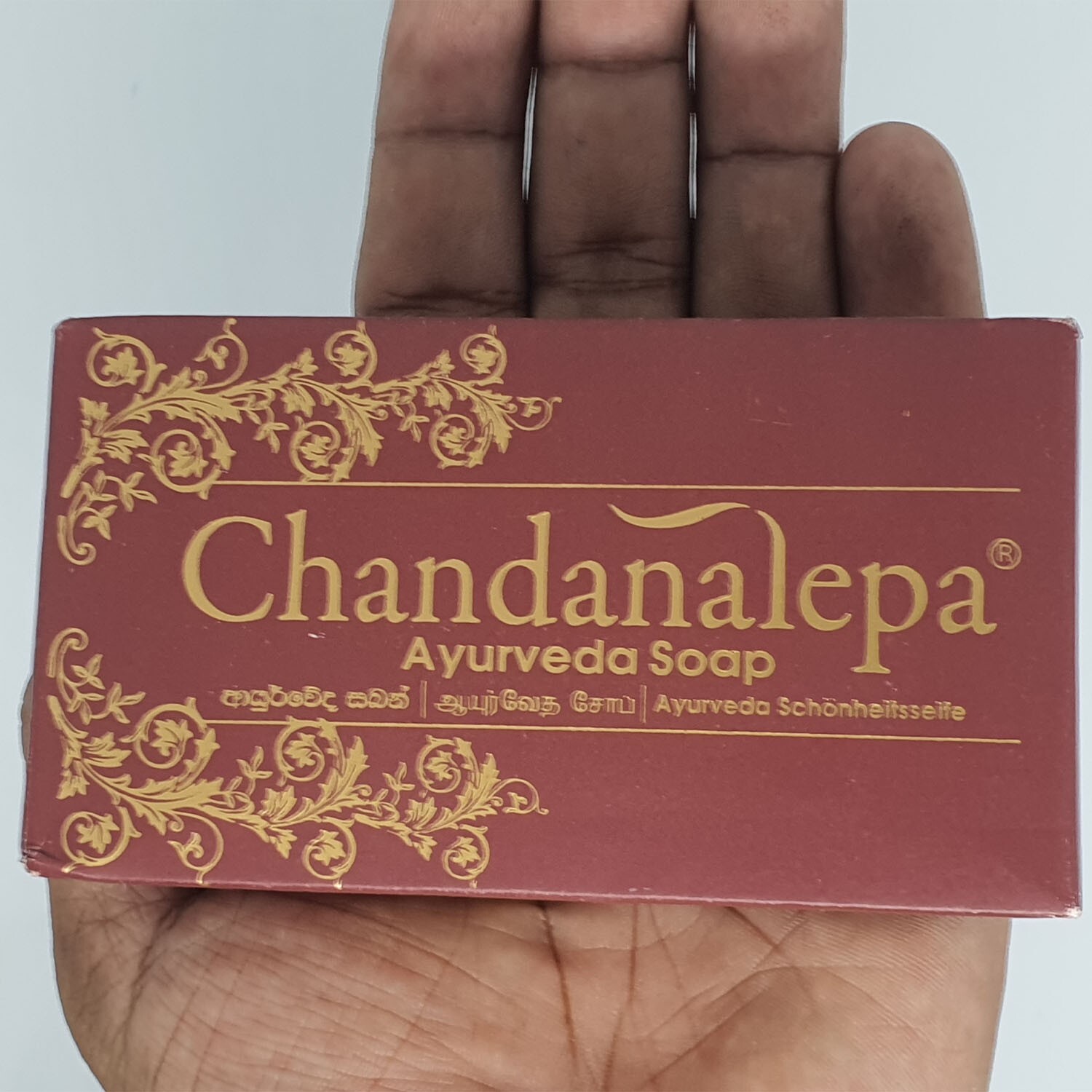 Chandanalepa Ayurveda Herbal Beauty Soap Natural Health Body Skin Cleaning 5pcs