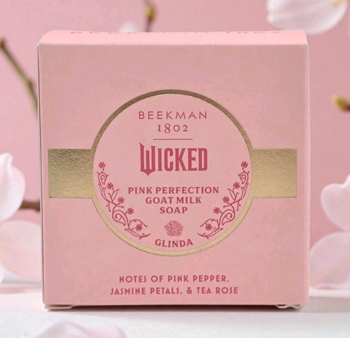 Beekman 1802 x Wicked Glinda Pink Perfection Goat Milk Soap 3.0 oz ~ NEW