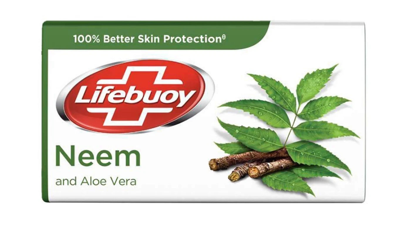 Lifebuoy Soap Neem And Aloe Vera 10 Bars Of 100G Each Freeshipping
