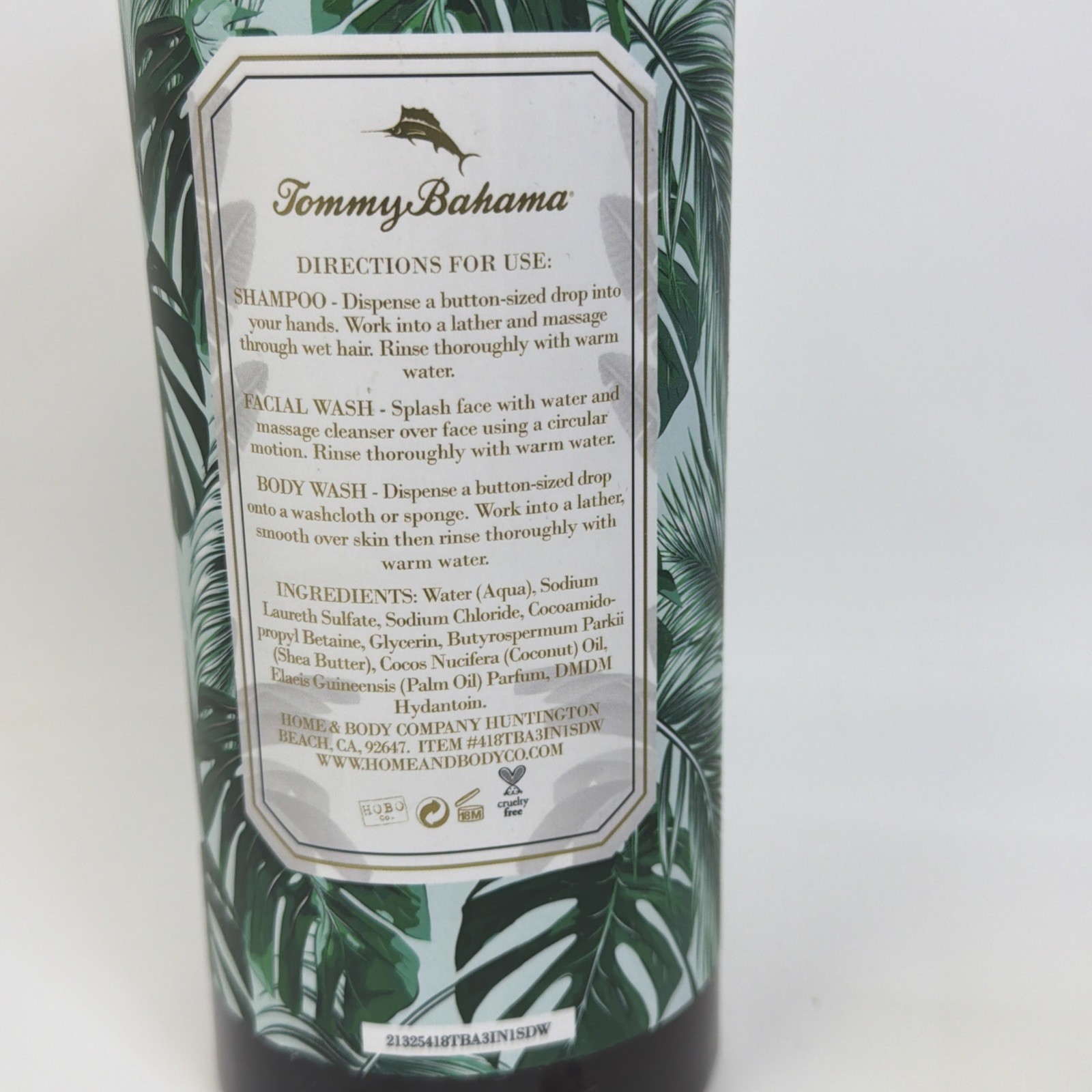 Tommy Bahamas Energizing Men’s African Black Soap Sandalwood 3 In 1 32 Fl Oz