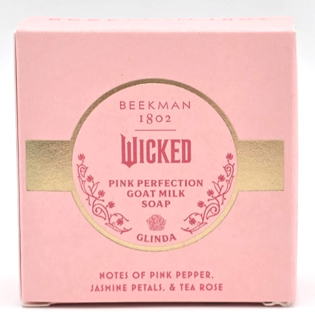 Beekman 1802 x Wicked Glinda Pink Perfection Goat Milk Soap 3.0 oz ~ NEW