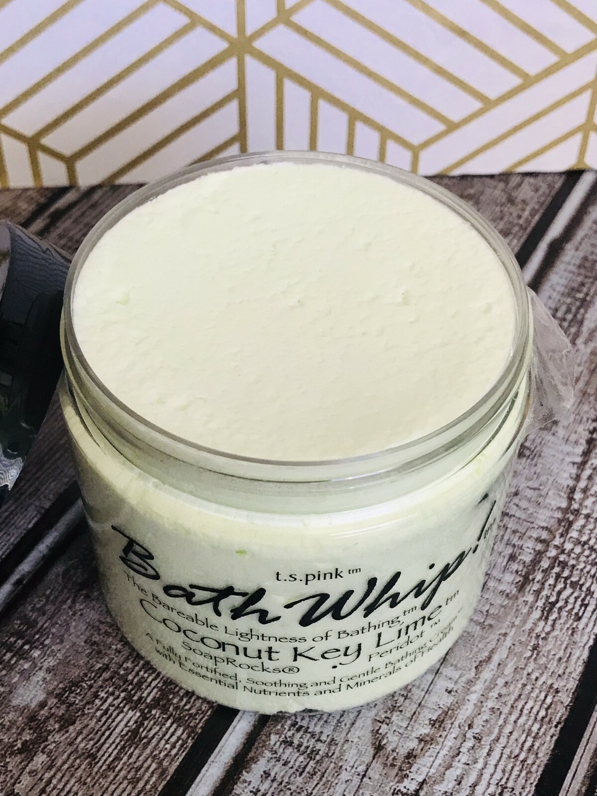 t.s.pink Foaming Mineral Bath Whip Soap 5 Ounce Tub Whipped Glycerin Mousse Soap