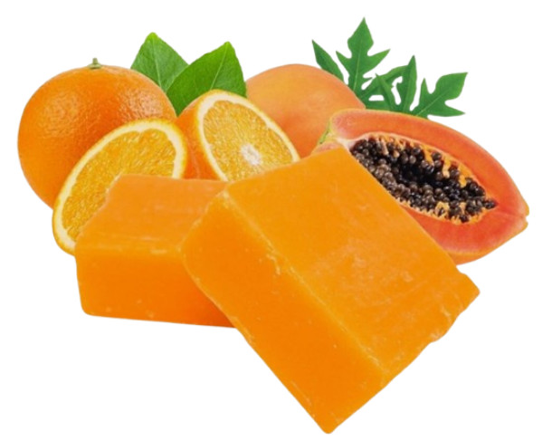 12x65g Soap VIPADA Orange Papaya Soap Whitening Brightening Natural Herbal Thai