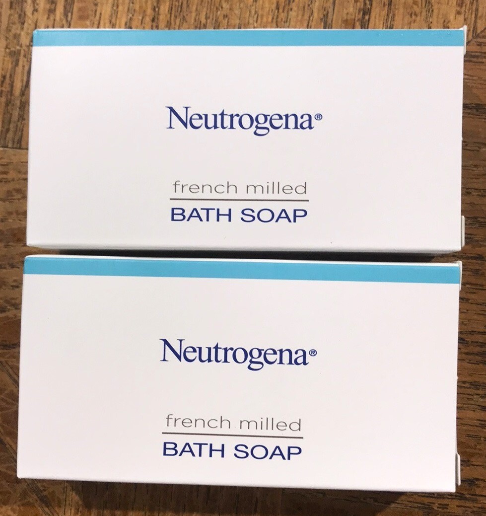 5-Pack Brand New NEUTROGENA French Milled Bath Soap Boxed Free Shipping