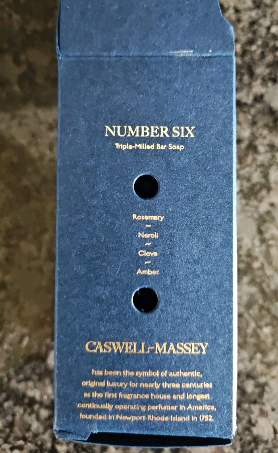 Caswell Massey VI 6 Triple Milled Single Bar Soap 5.8 Oz