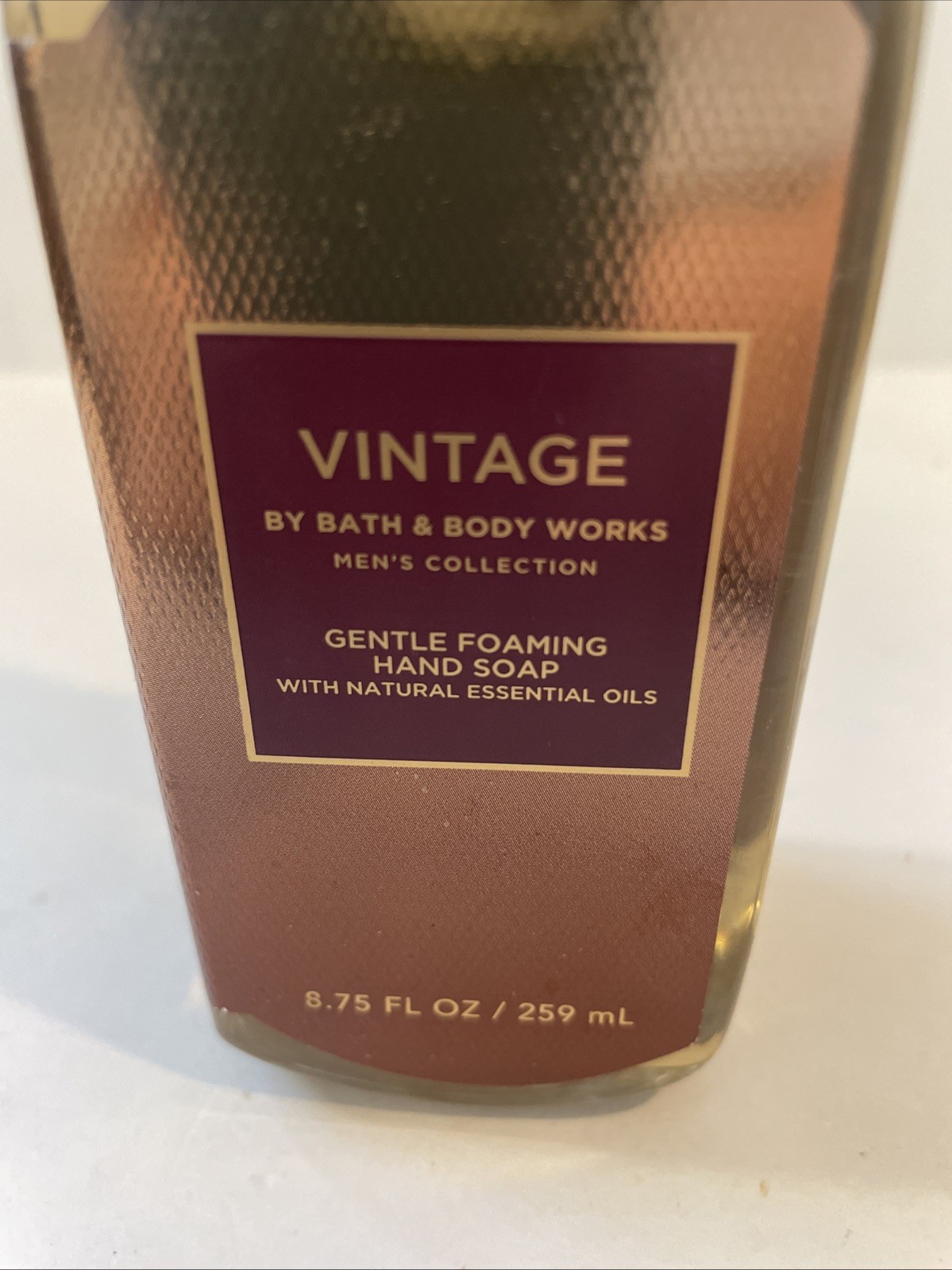 Bath & Body Works Men’s Collection Gentle Foaming Hand Soap VINTAGE 8.75 Fl Oz