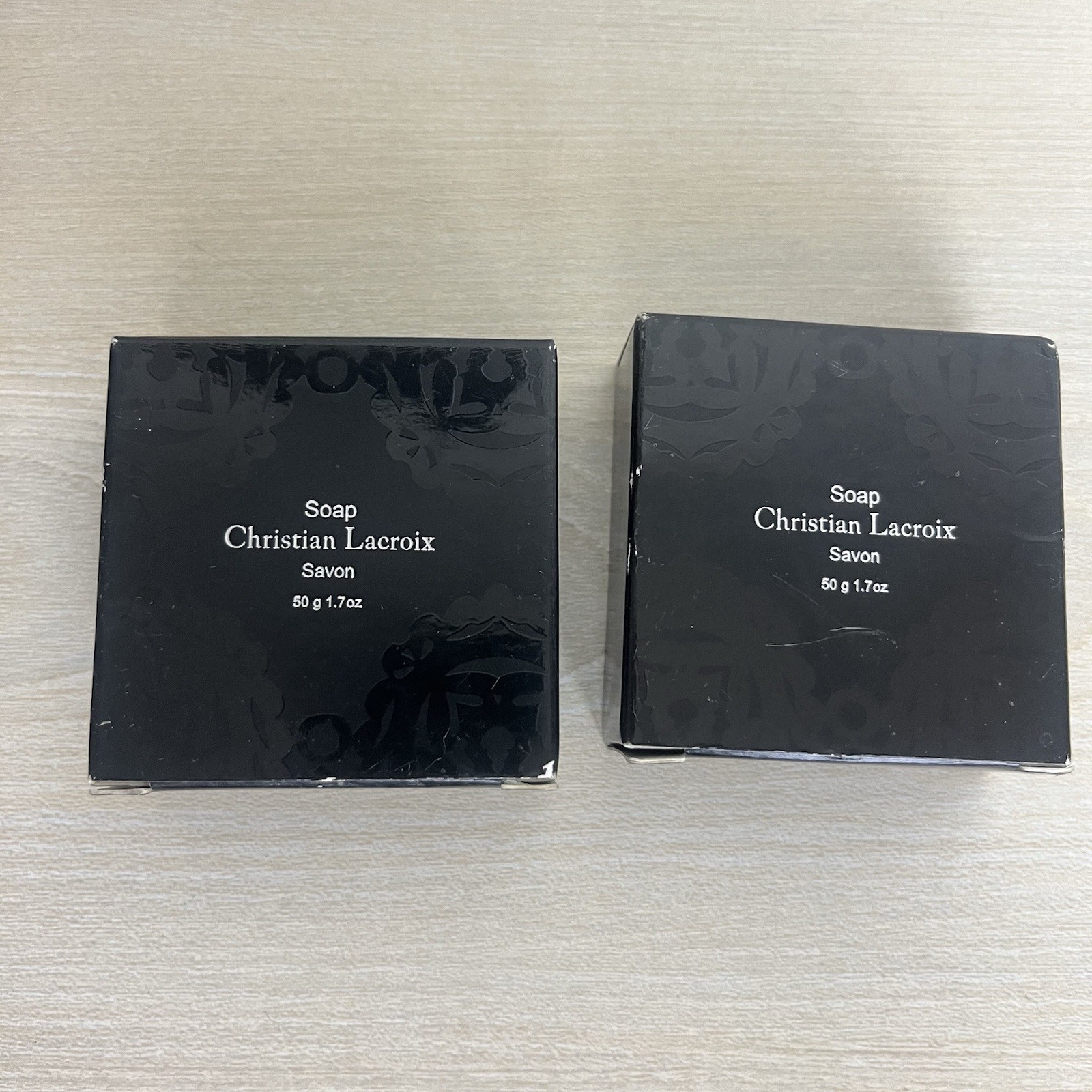 Christian Lacroix Soap Bars Lot of Two 1.7 Oz 50g Each Travel Size