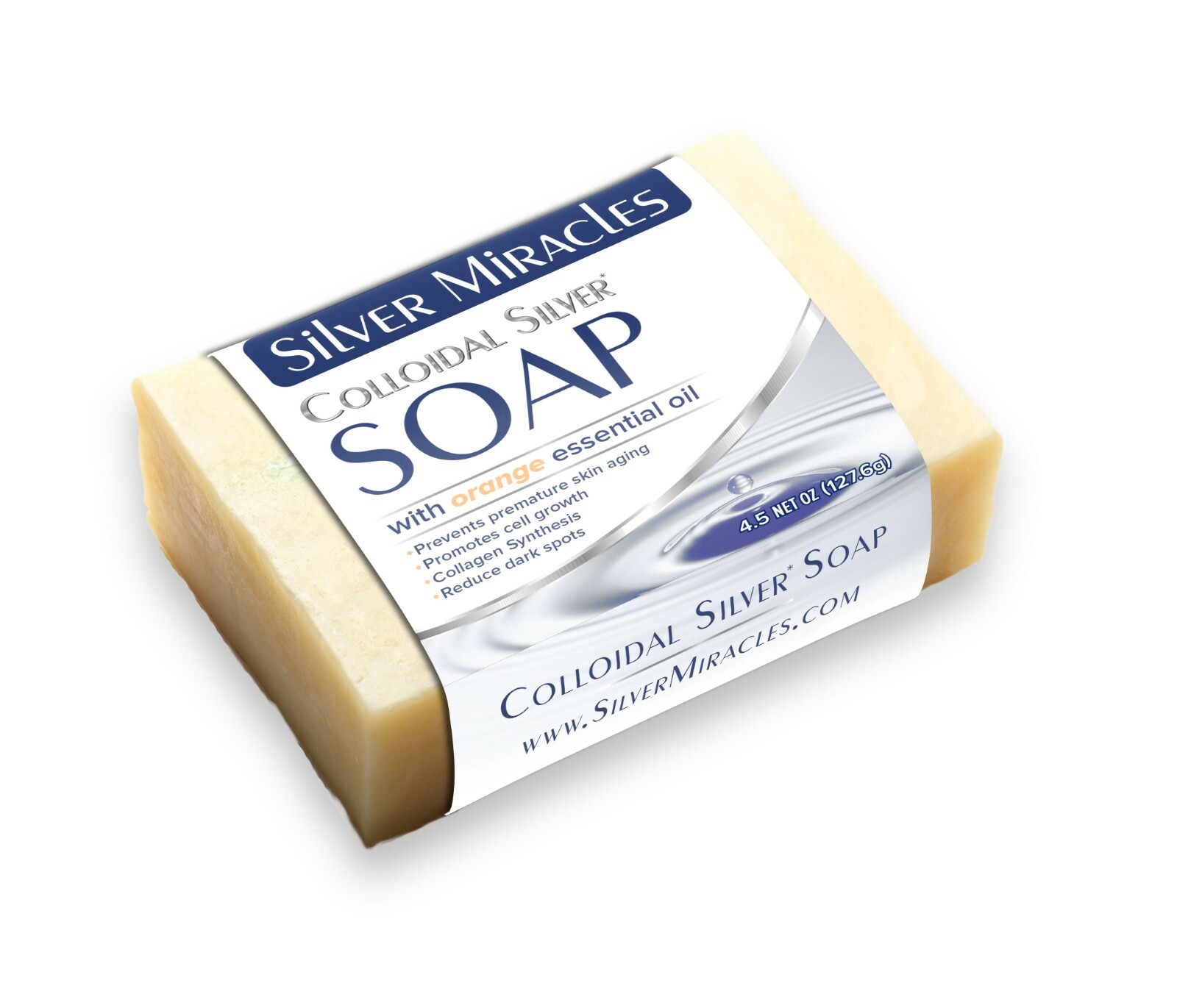Silver Miracles Colloidal Silver Orange Essential Soap Oil Manufacturer Direct