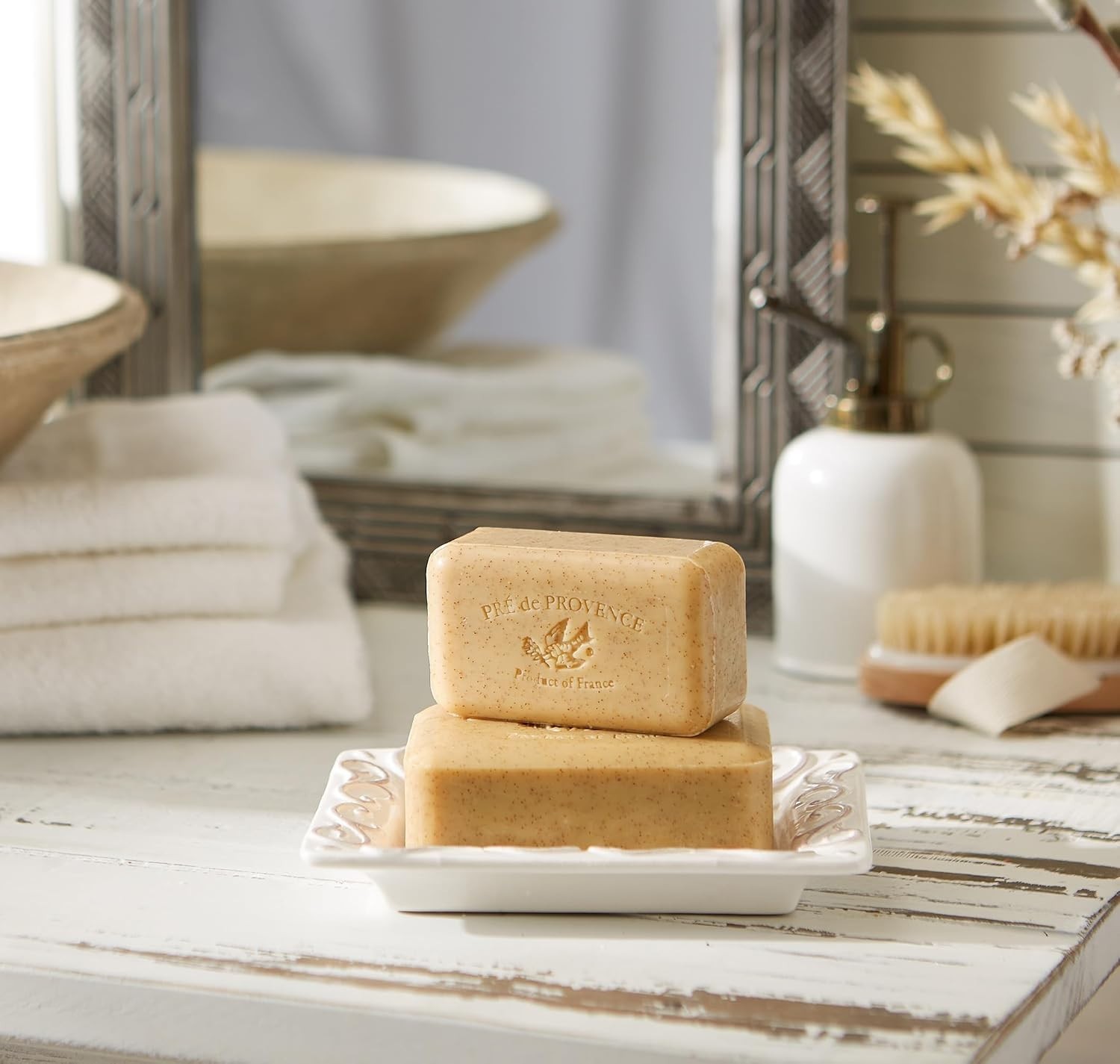 Artisanal 5.3oz Honey Almond Soap – Shea Butter Enrichment for Smooth Skin