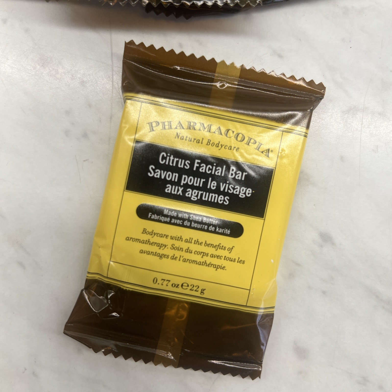 Pharmacopia Citrus Facial Bar Aromatic Soap, 1.5 oz Travel Size, Lot of 10 Bars