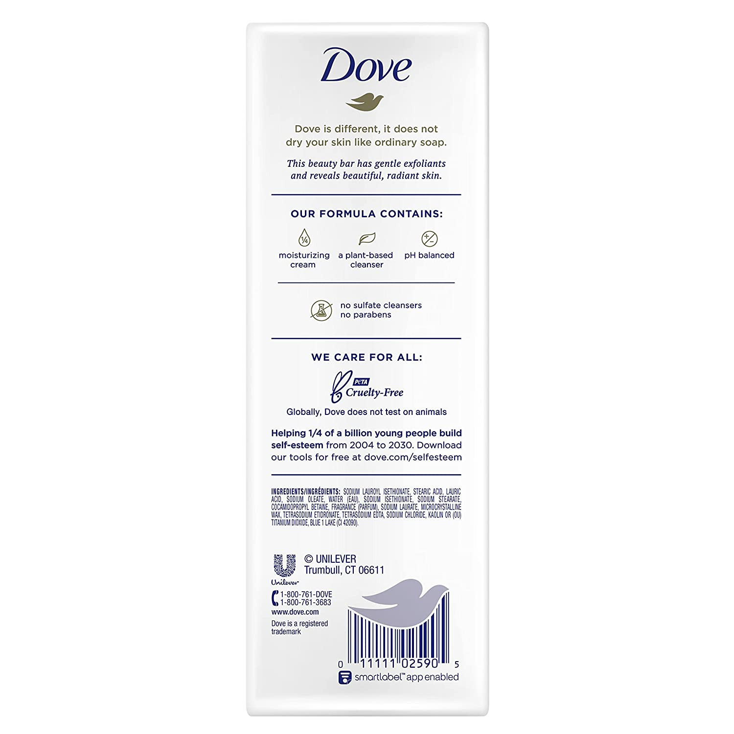 DOVE | Beauty Bar | Gentle Moisturizing Soap | Soft And Smooth Skin | Pack of 14