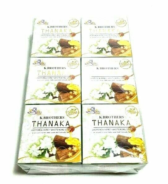 50 g. K Brothers Thanaka Jasmine Honey Plus Glutha Dark Spot Whitening Bar Soap