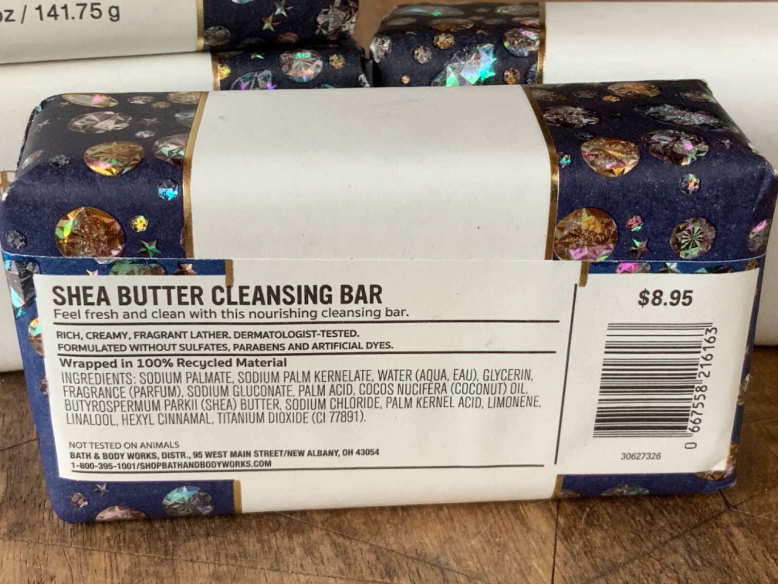 4 (FOUR) DREAM BRIGHT 5oz Shea Butter CLEANSING SOAP BAR Bath and & Body Works