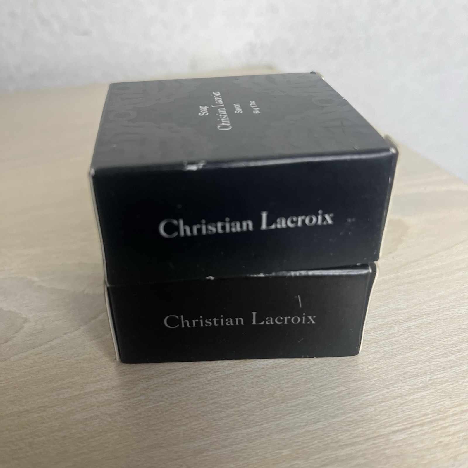 Christian Lacroix Soap Bars Lot of Two 1.7 Oz 50g Each Travel Size