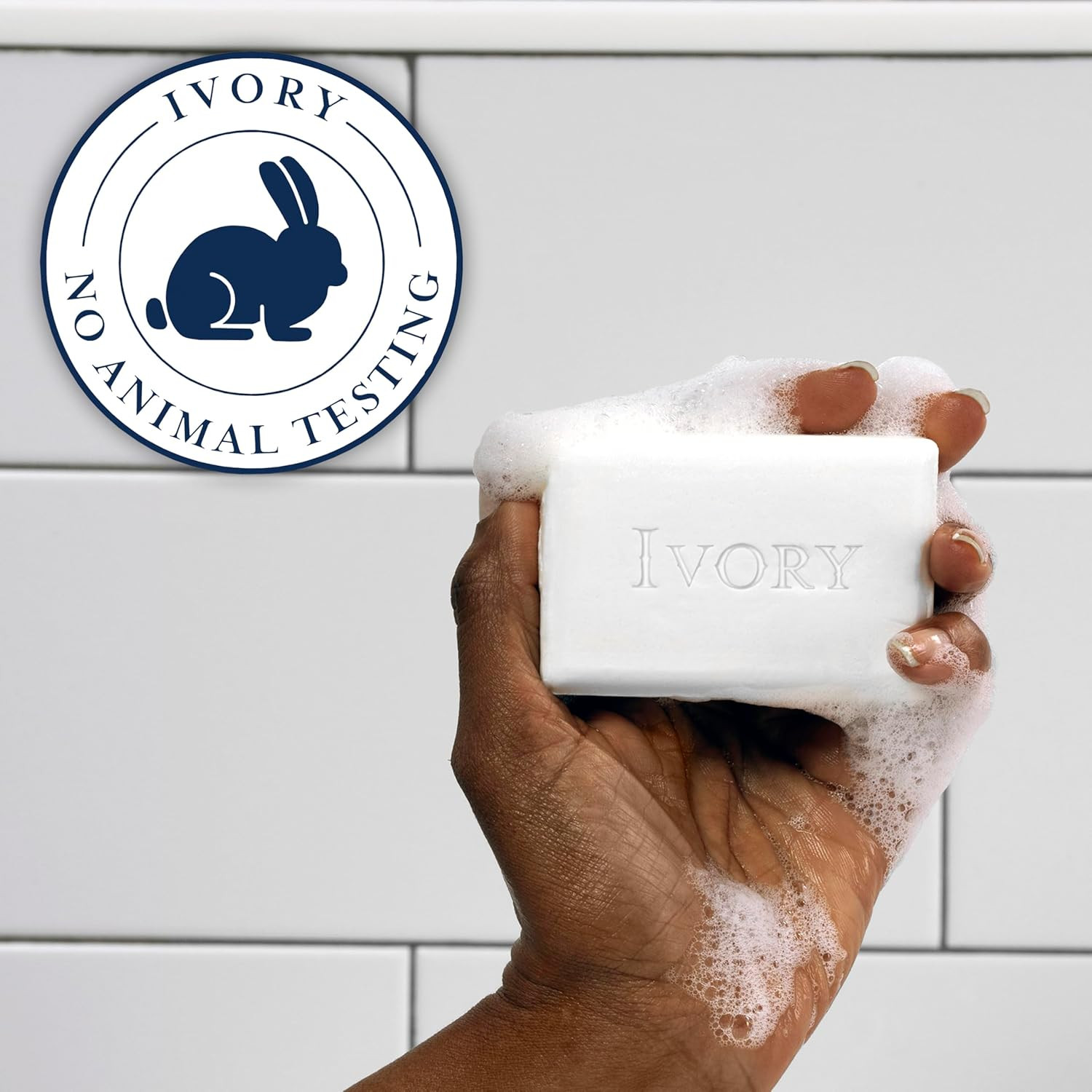 Gentle Bath Bar Soap, Designed for Whole Family, 99.44% Pure Formula with Plant-
