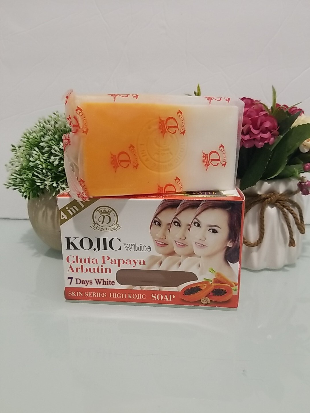 3X Kojic white Gluta Papaya Arbutin 7days White Soap 160g 4 in 1 Free Shipping