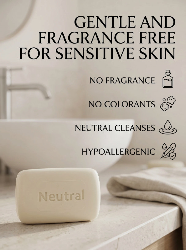 Neutro Grisi Neutral Soap 3 Pack 3.5 oz Bars Gentle pH Balanced Daily Skin Care