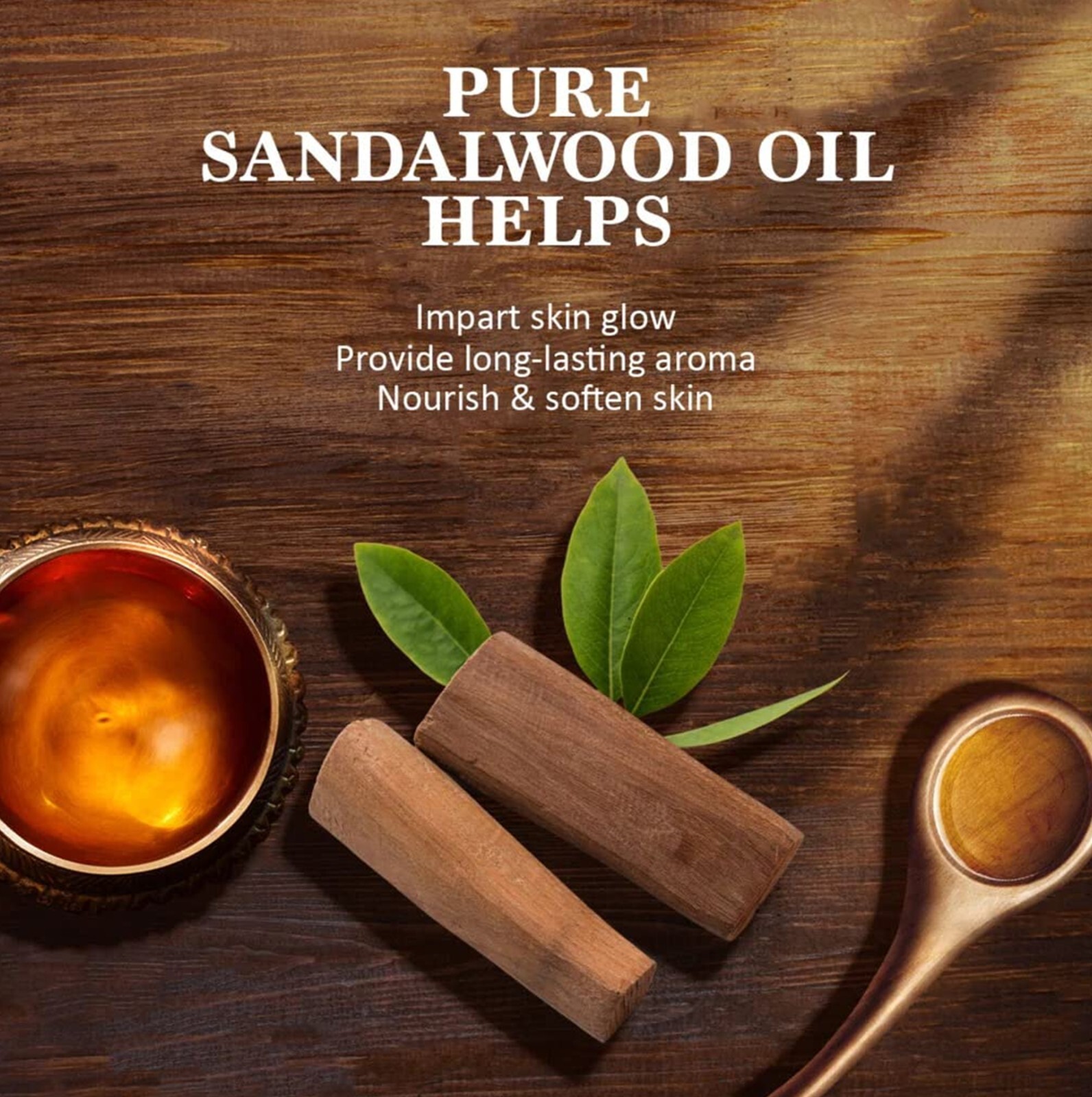 Himalaya Ayurveda Sandal Glow Soap, based on Pure Sandalwood Oil in Soap 75 gm