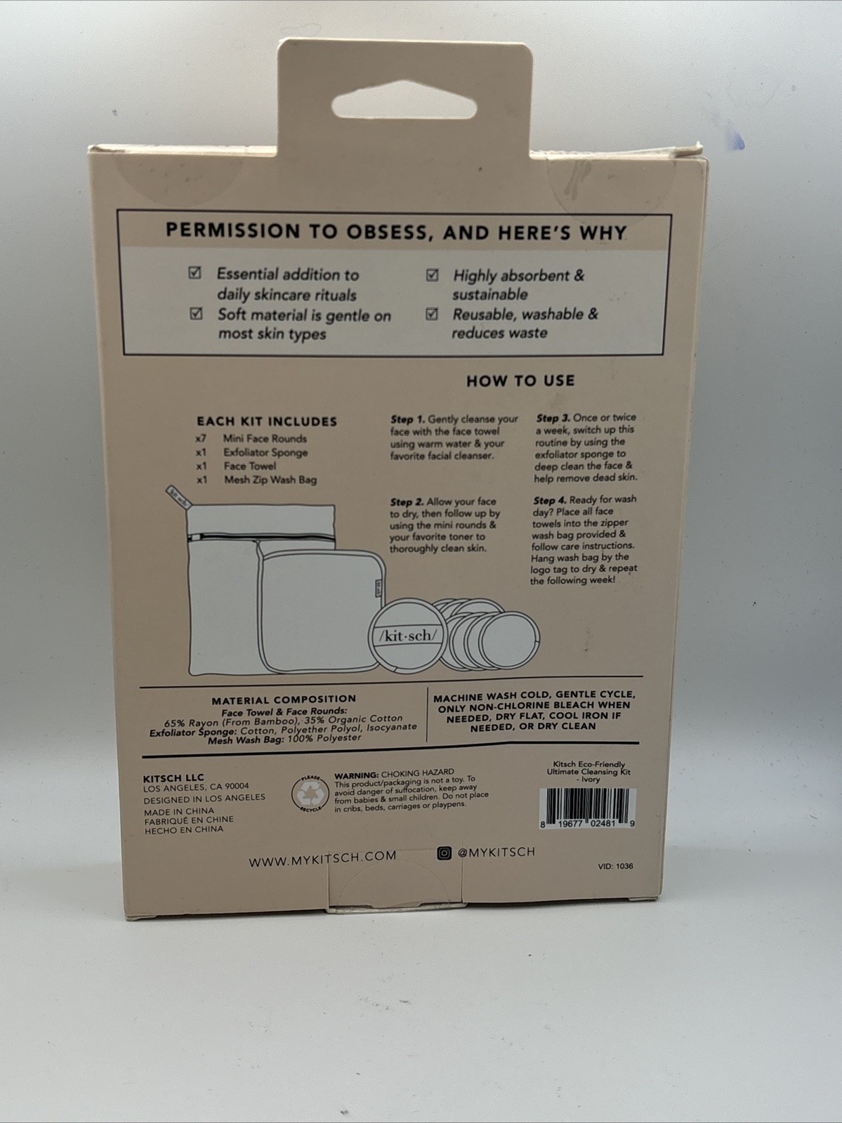 Kitsch Eco-Friendly Cleansing Kit
