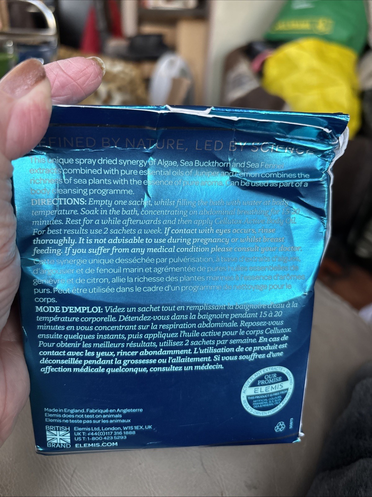 Elemis Cellutox Herbal Bath Synergy 10 Sachets – 300g In Total. New!