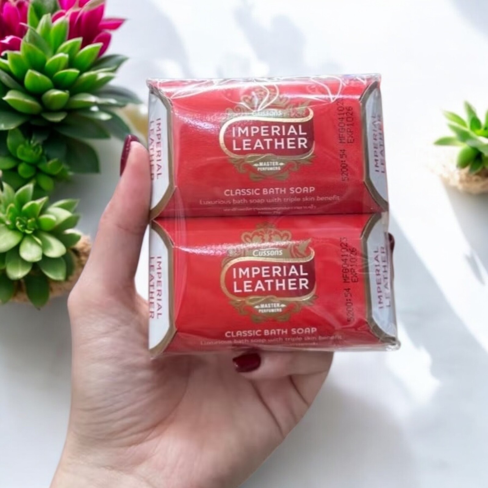 Cussons Imperial Leather Classic Bath Soap Bar 4x75g Skin Care Moisture Wash