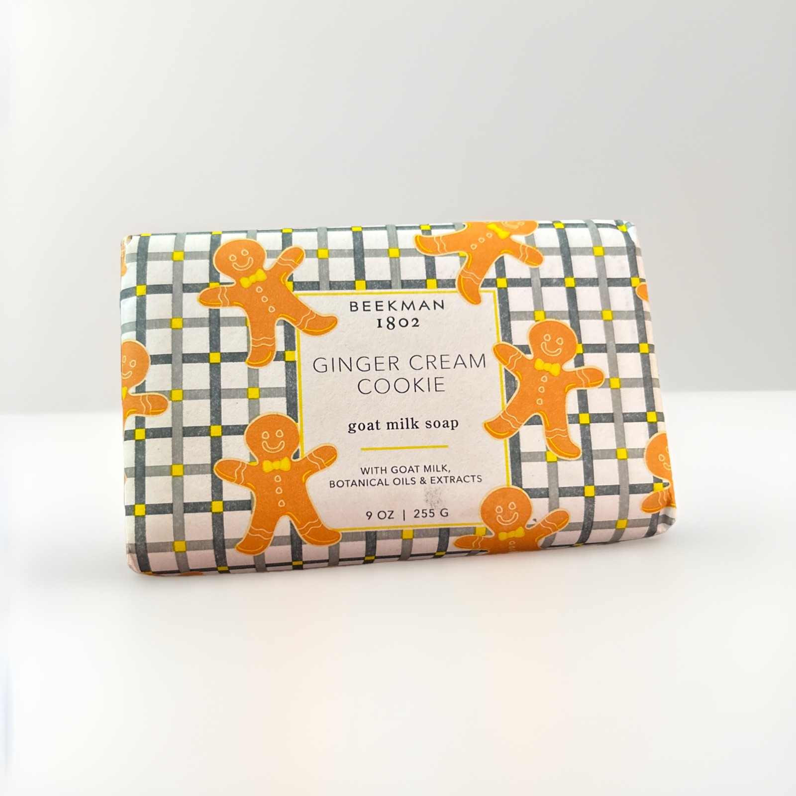 Beekman 1802 Ginger Cream Cookie Goat Jumbo Soap Bar 9oz new