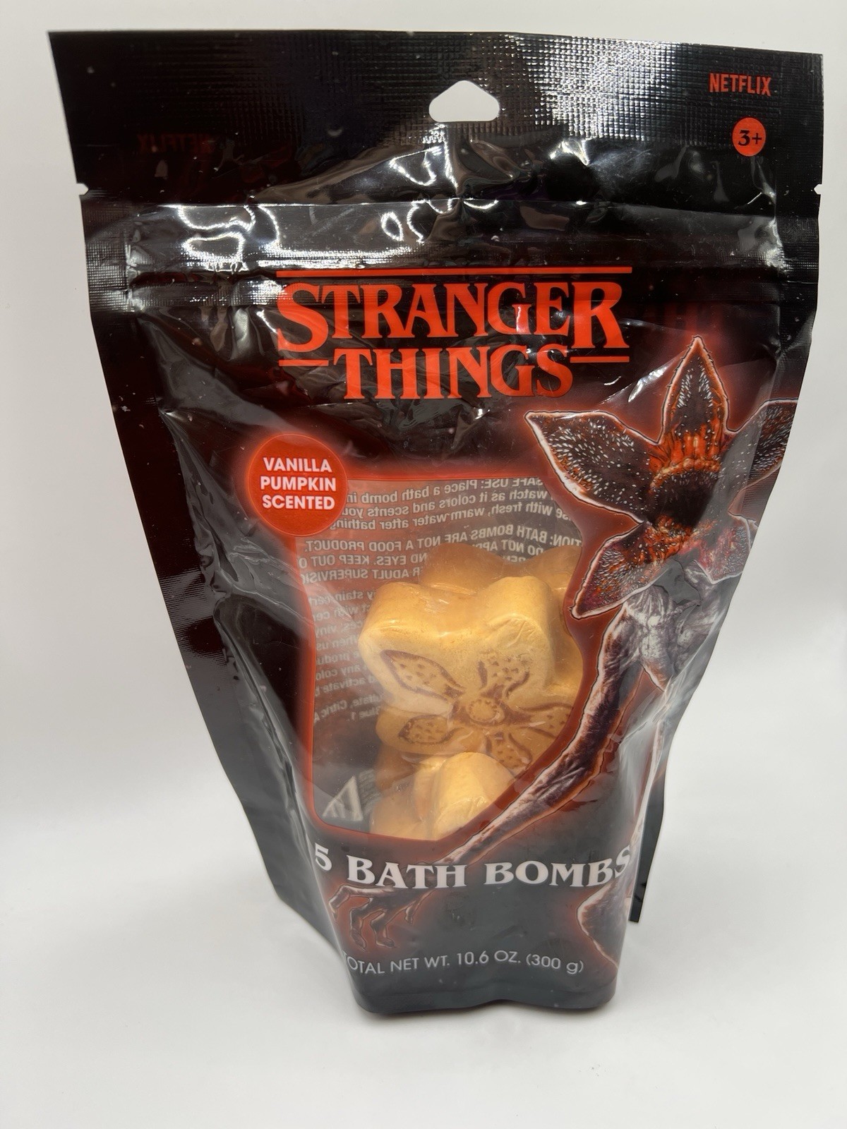Stranger Things x Netflix VANILLA PUMPKIN Bath Bombs 5-Pack BN SEALED Sold Out