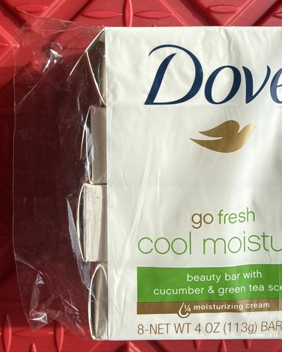 Pack of 16 – 4 oz Dove Skin Care Beauty Bars Cool Moisture Cucumber & Green Tea