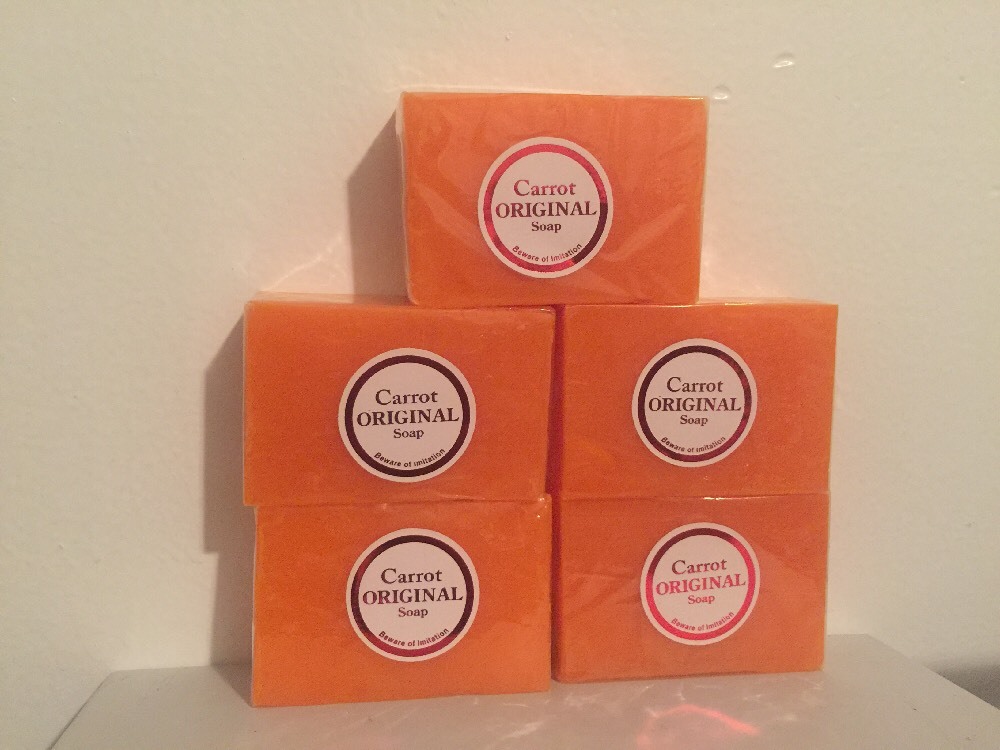 5 x Original Carrot Soap. USA SELLER