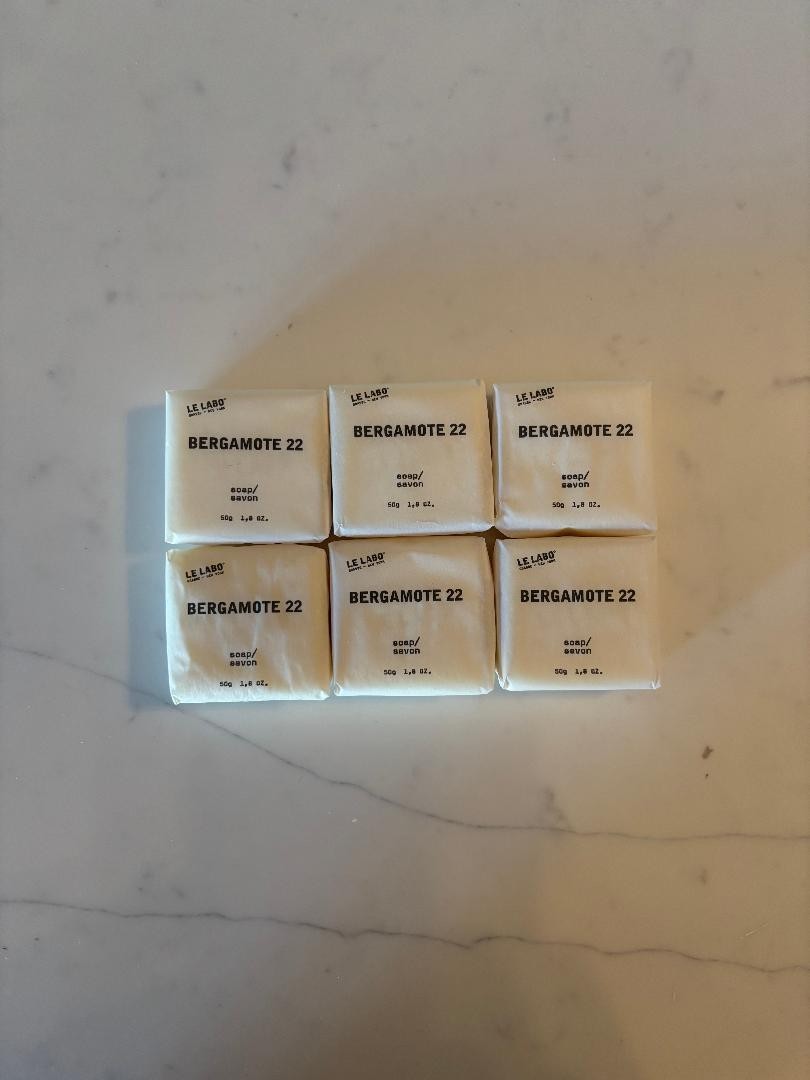 JUMBO $90 value New Le Labo Bergamote 22 soap 1.8 oz DEC 2025 10.8 oz total!