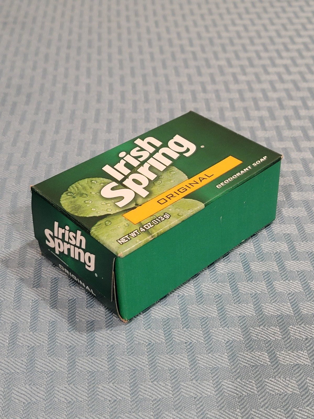 2 Original IRISH SPRING Deodorant Bar Soap 4 Oz Box 9923868 No Flaxseed Oil NOS