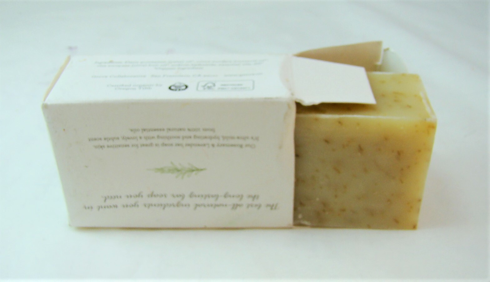 Grove Collaborative SOOTHING ROSEMARY & LAVENDER Bar Soap 4 oz 113 g NEW NIB
