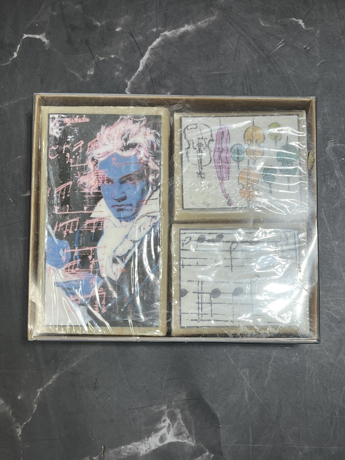 Andy Warhol Beethoven Masterpiece Soap Set Art Plates Unique