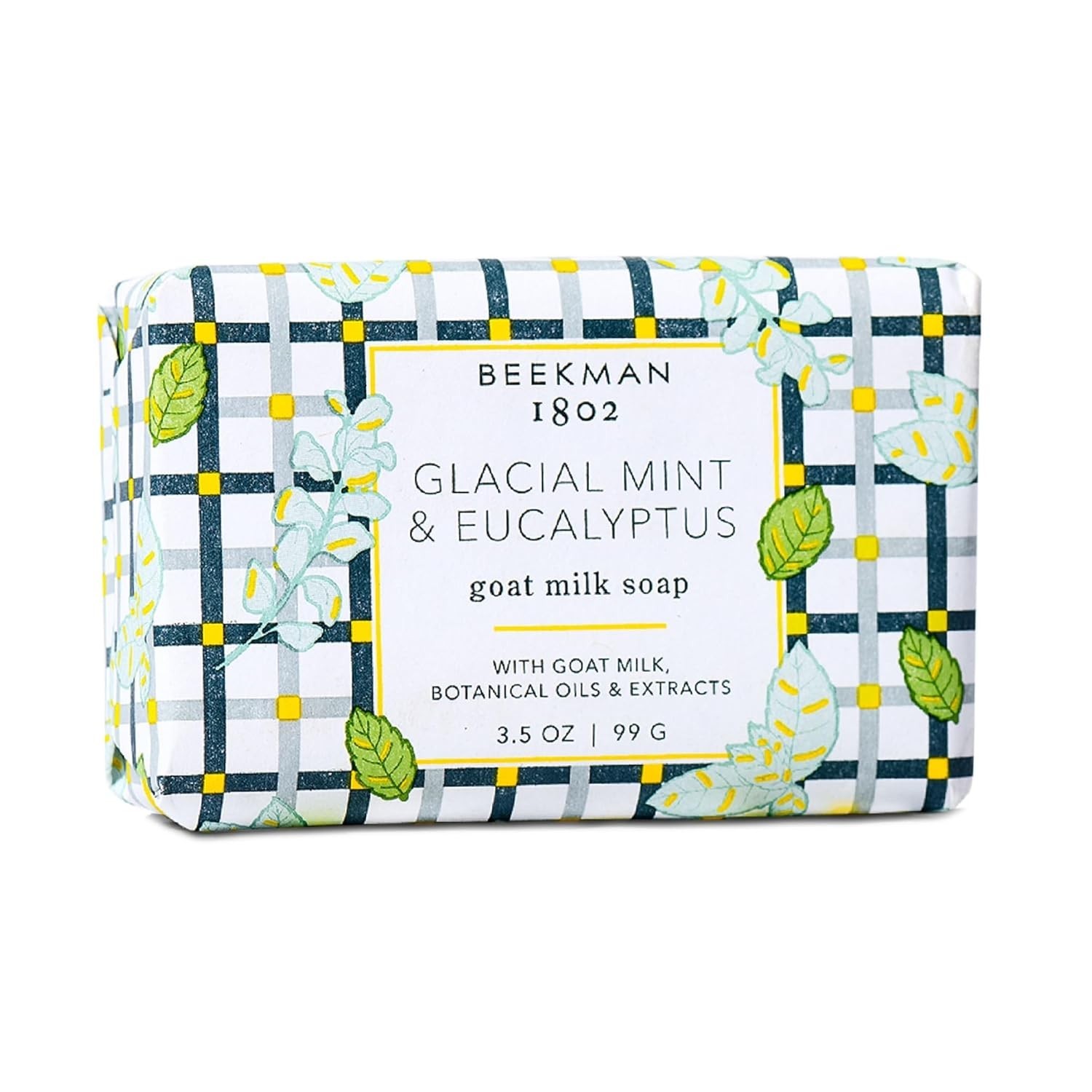 Triple-Milled Goat Milk Soap with Shea Butter – Hydrating Eucalyptus & Mint