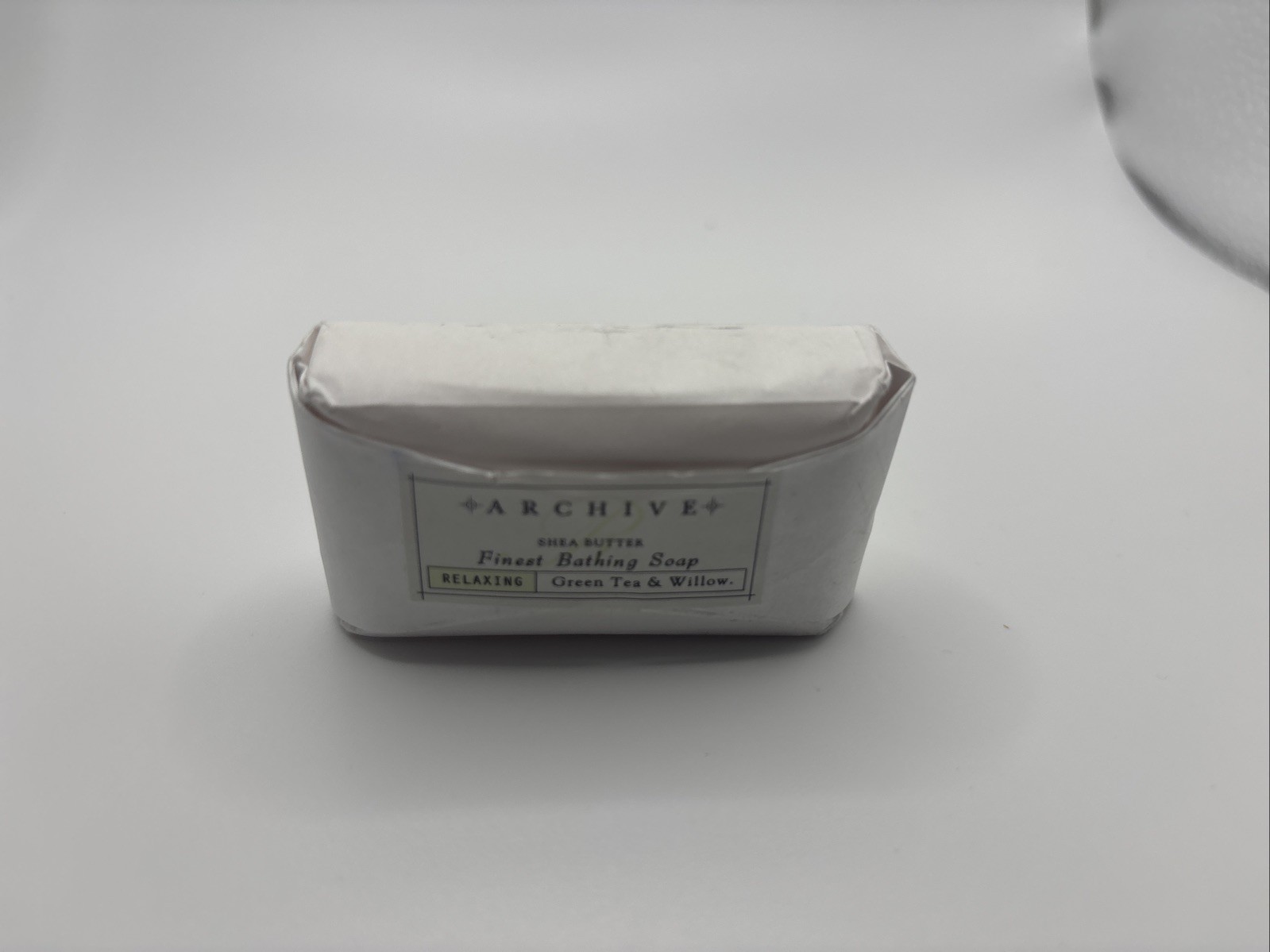 Archive Green Tea & Willow Finest Bathing Soap Bar Shea Butter Relaxing Mini New