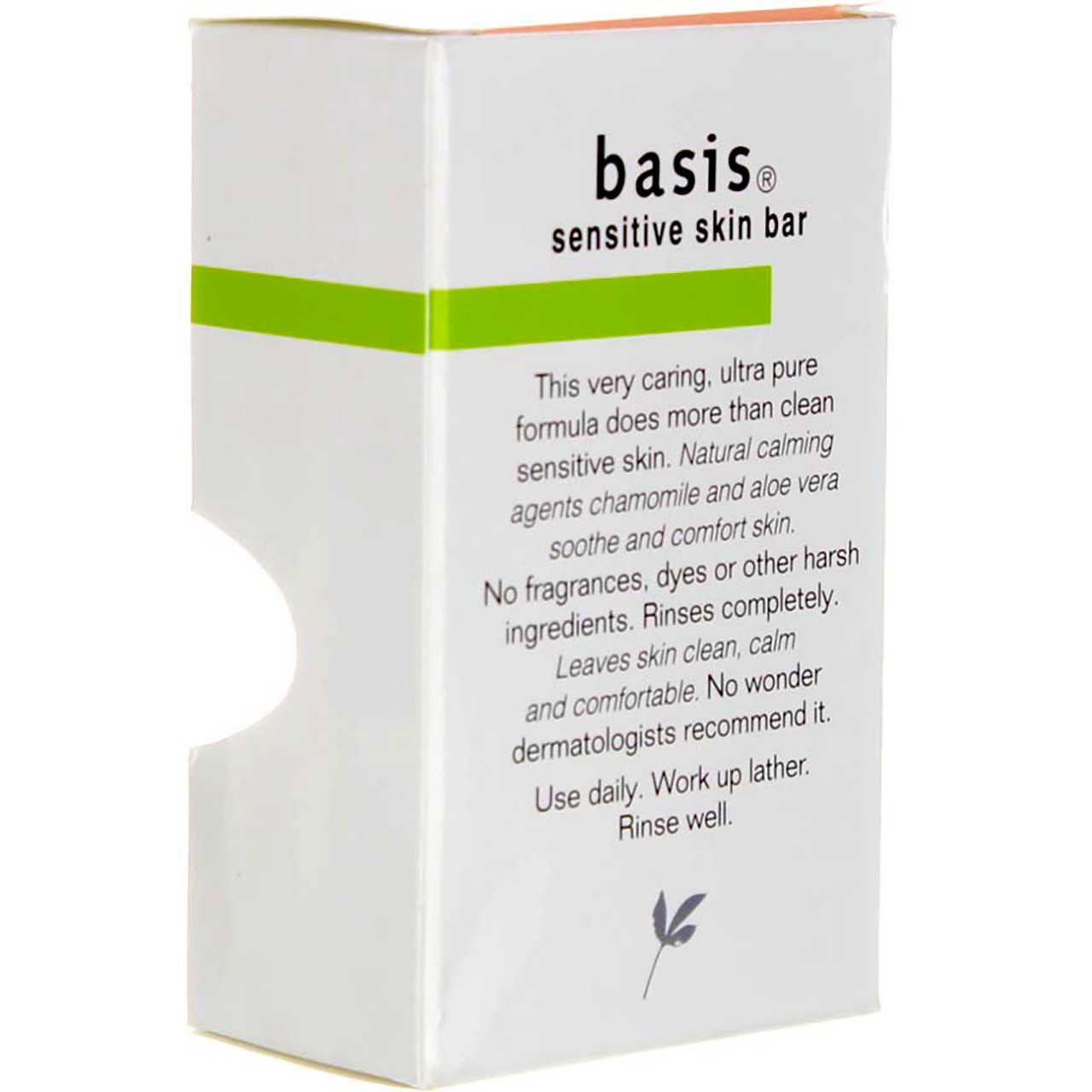 2 Pack Basis Sensitive Skin Bar Soap, Unscented, 4 oz