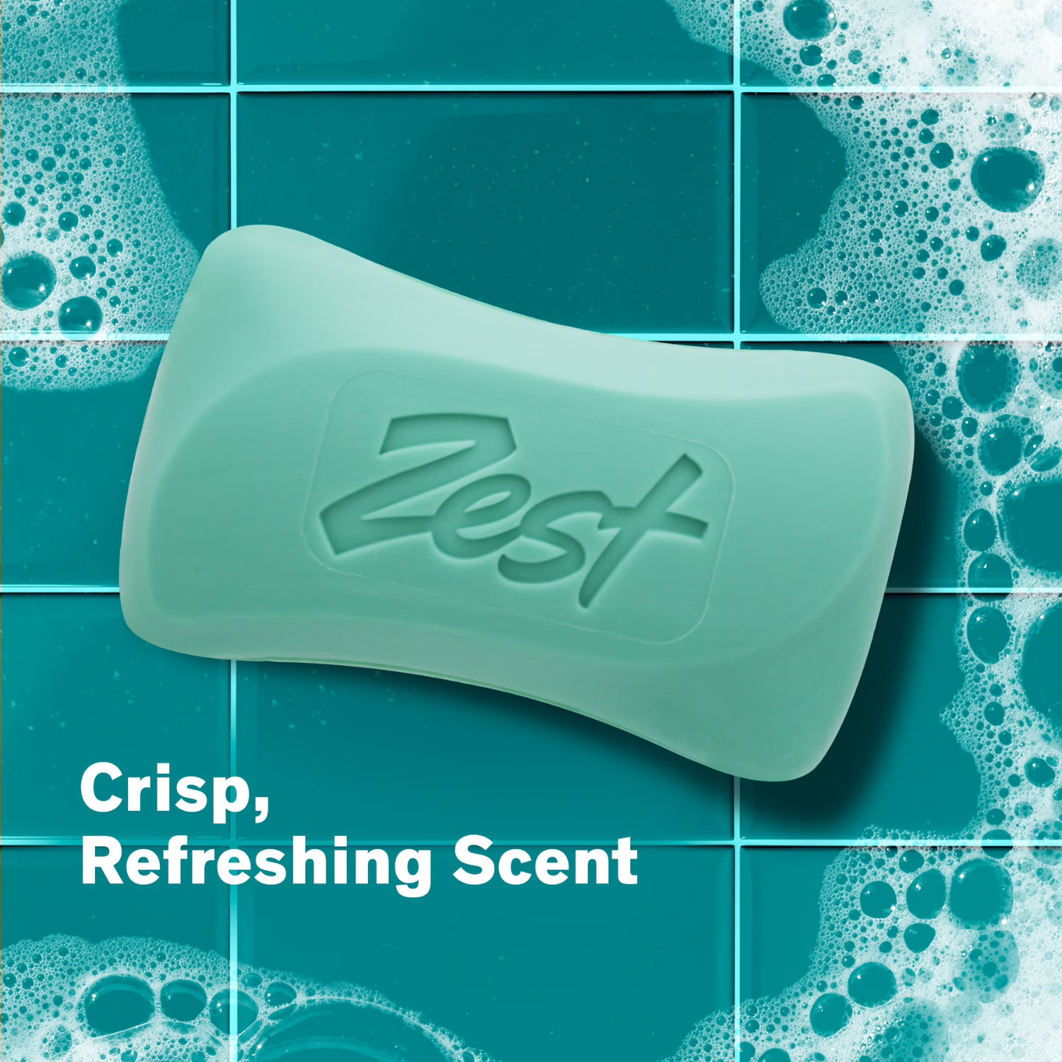6Pk Zest Deodorant Bar Soap Hydrating Moisture for All Skin Types Aqua 4oz 8 Bar
