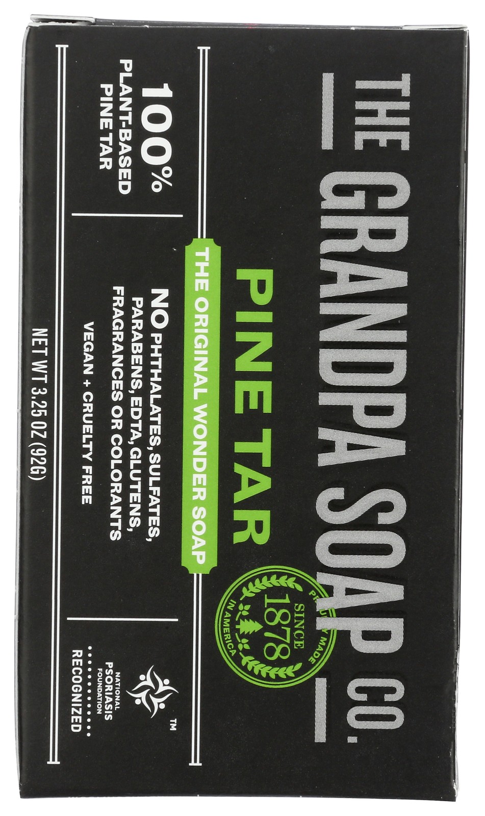 The Grandpa Soap Co. Pine Tar Bar 3.25 Oz 3 Pack
