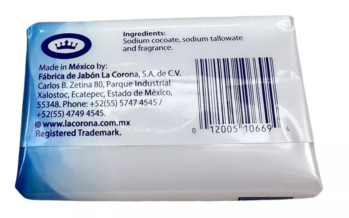 Rosa Venus White Bar Soap Classic 150 g / 5.3 oz Soap Bar – 6 Individuals Bars