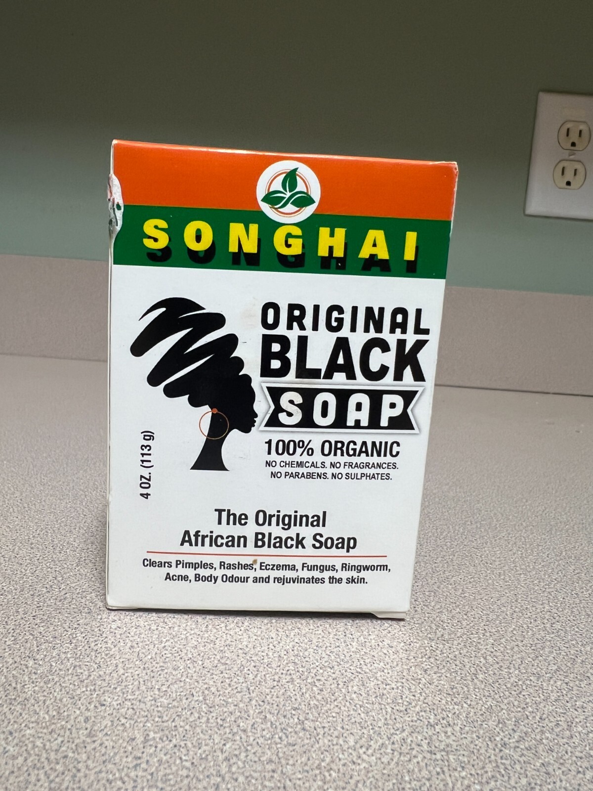 Songhai Original Black Soap | 100% Organic | Pure & Chemical-Free | No Fragrance