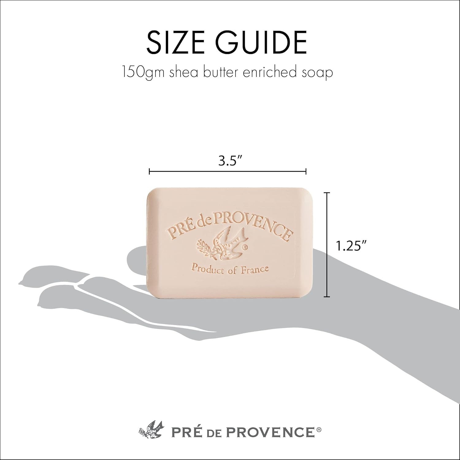 French Artisanal Soap – Kiwi & Waterlily – 150g Pre de Provence