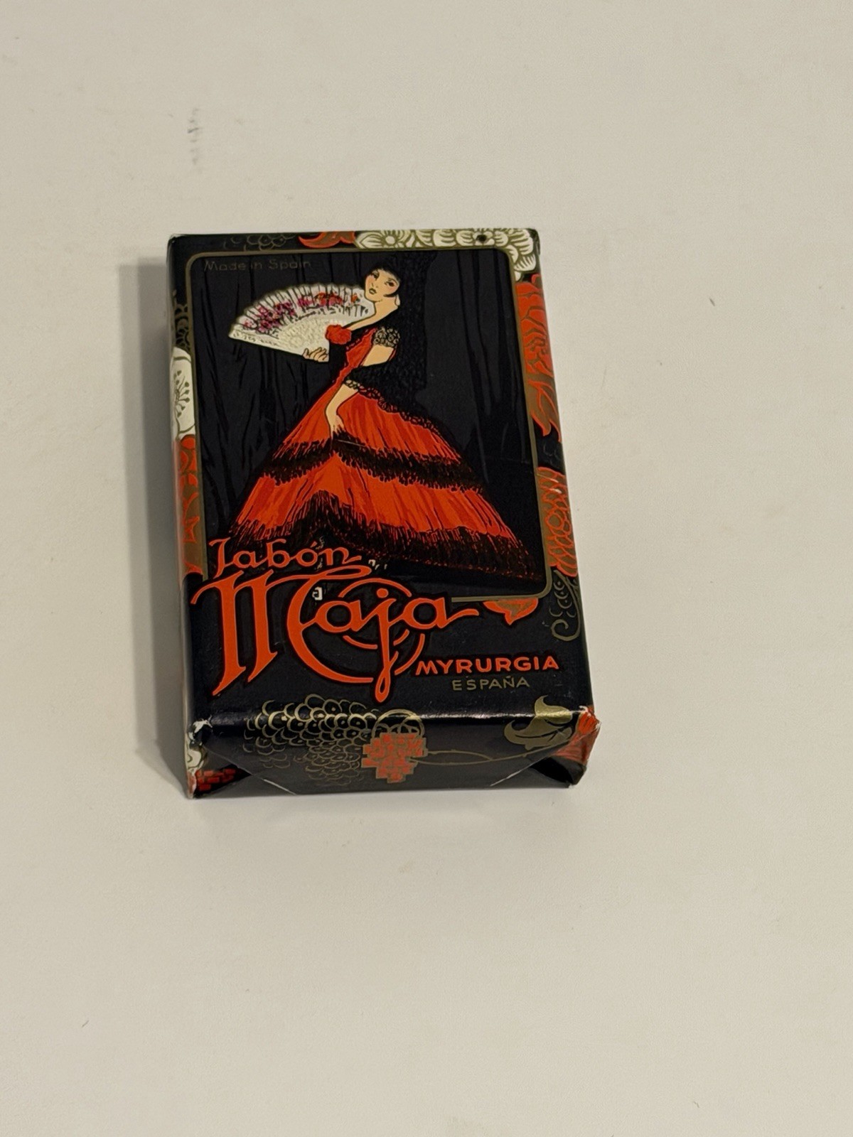 Vintage Maja Jabon Myrurgia 3 1/6 Oz Bar Soap Made in Spain Espana Sealed